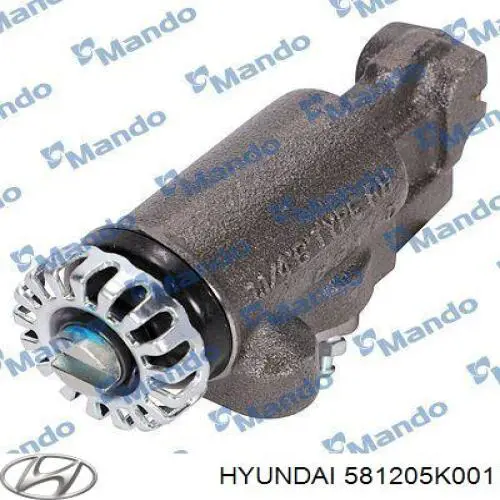 581205K001 Hyundai/Kia Cilindro dianteiro do freio de rodas de trabalho