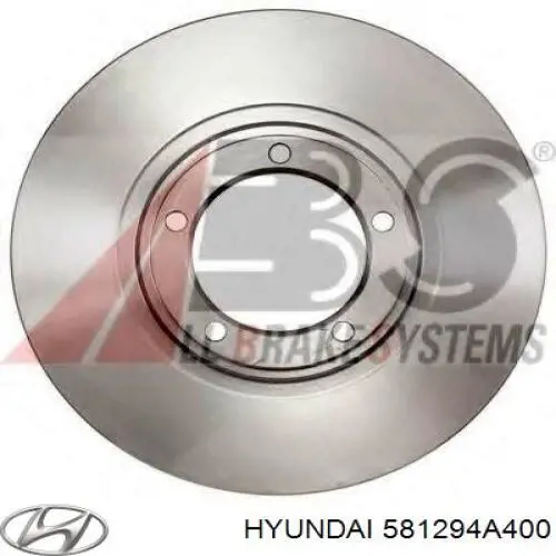 Compre 581294A400 Hyundai/Kia Disco do freio dianteiro