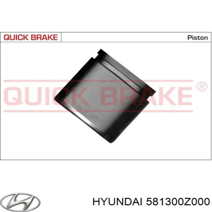 581300Z000 Hyundai/Kia Suporte do freio dianteiro direito