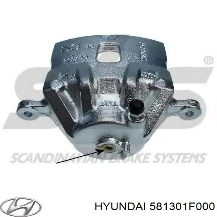 Suporte do freio dianteiro direito Hyundai/Kia 581301F000 preço, a partir de 76,50 USD