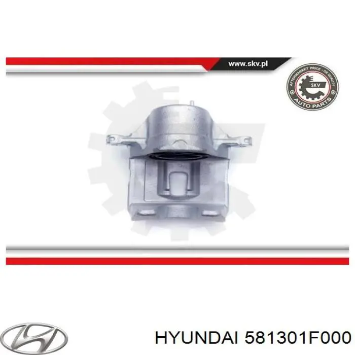 Compre 581301F000 Hyundai/Kia Suporte do freio dianteiro direito