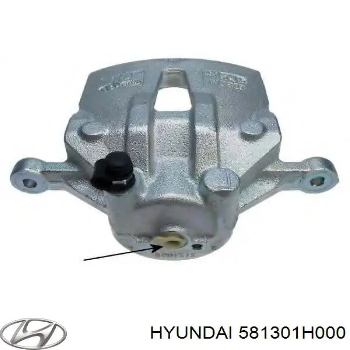 581301H000 Hyundai/Kia Suporte do freio dianteiro direito