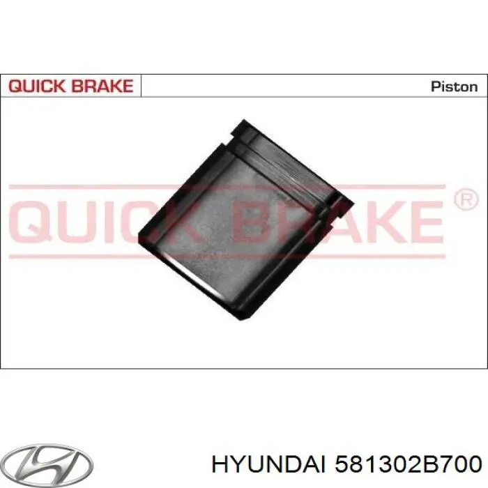 Compre 581302B700 Hyundai/Kia Suporte do freio dianteiro direito