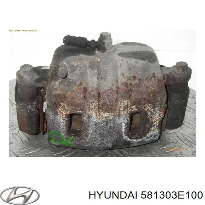 581303E100 Hyundai/Kia Suporte do freio dianteiro direito