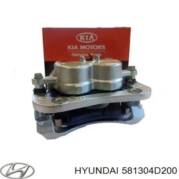 581304D200 Hyundai/Kia Suporte do freio dianteiro direito