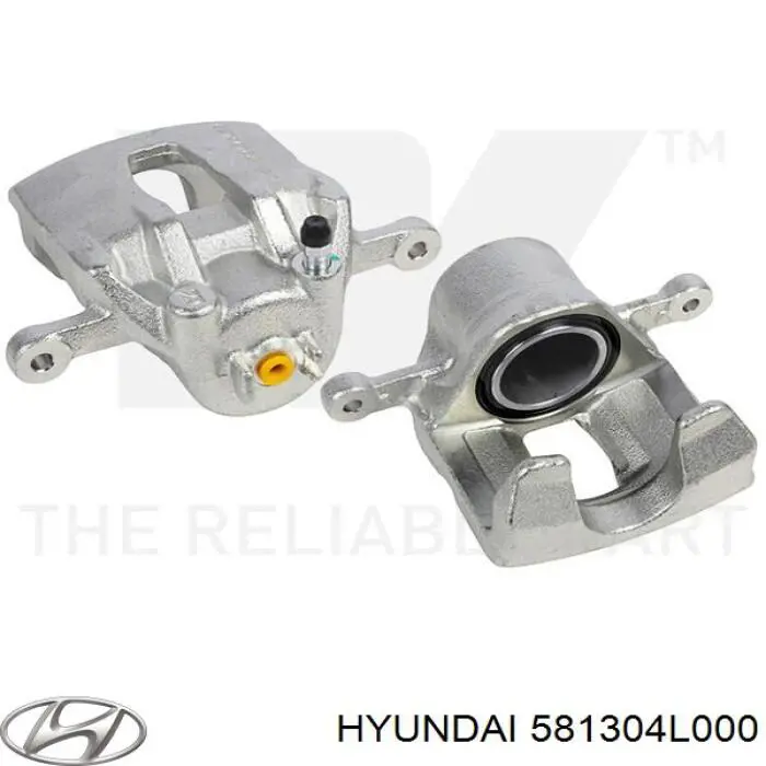 581304L000 Hyundai/Kia Suporte do freio dianteiro direito