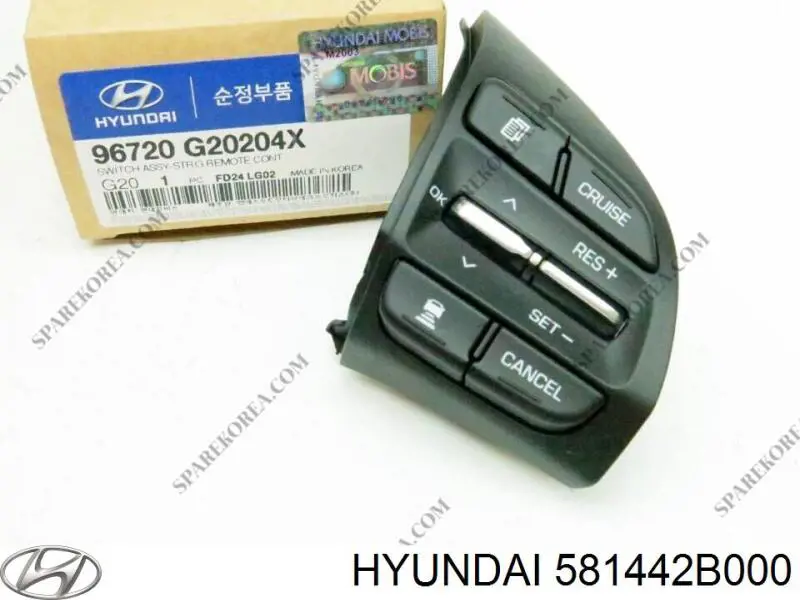 Compre 581442B000 Hyundai/Kia Kit de molas de fixação de sapatas de disco dianteiras