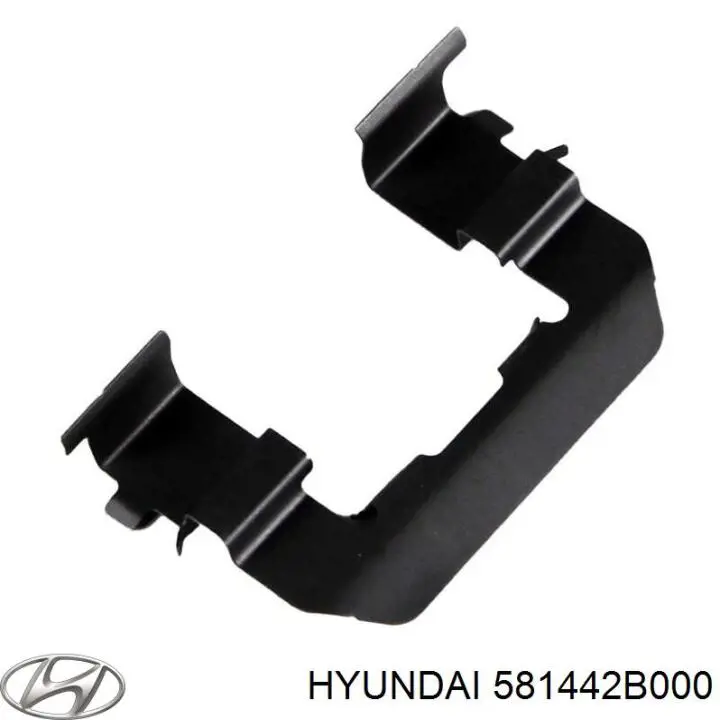 581442B000 Hyundai/Kia Kit de molas de fixação de sapatas de disco dianteiras
