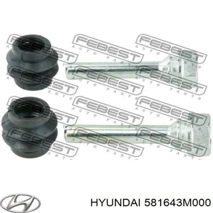 Compre 581643M000 Hyundai/Kia Bota de proteção de suporte guia do freio traseiro