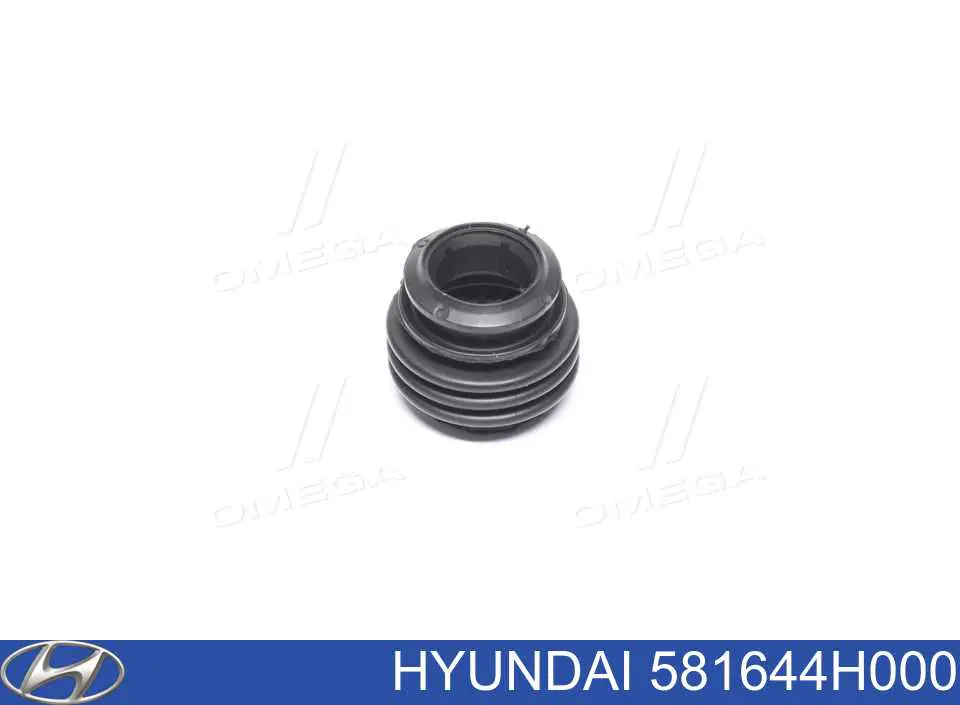 581644H000 Hyundai/Kia Bota de proteção de suporte guia do freio dianteiro