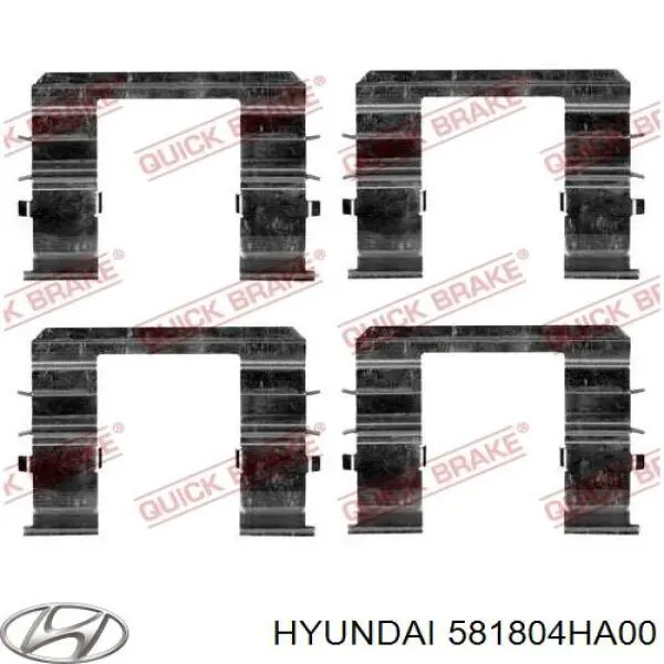 Suporte do freio dianteiro esquerdo Hyundai/Kia 581104H500 preço, a partir de 112,16 USD