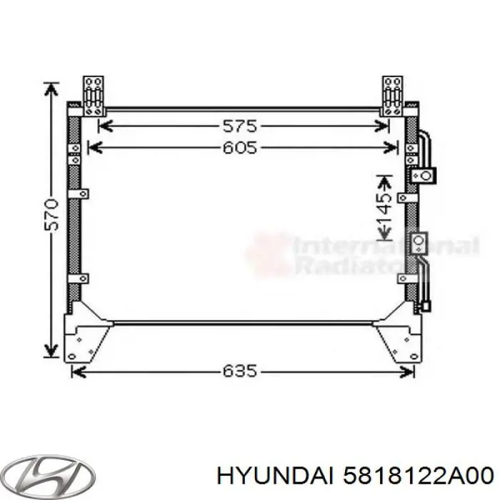 Suporte do freio dianteiro direito Hyundai/Kia 5818122A00 preço, a partir de 52,78 USD