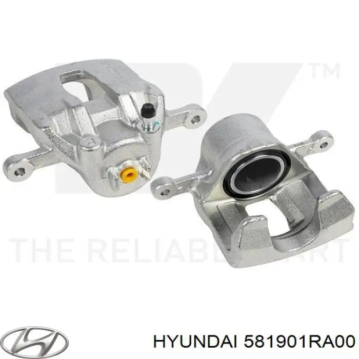 Compre 581901RA00 Hyundai/Kia Suporte do freio dianteiro direito
