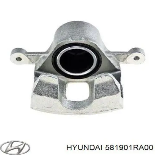 581901RA00 Hyundai/Kia Suporte do freio dianteiro direito