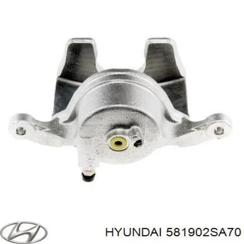581902SA70 Hyundai/Kia Suporte do freio dianteiro direito