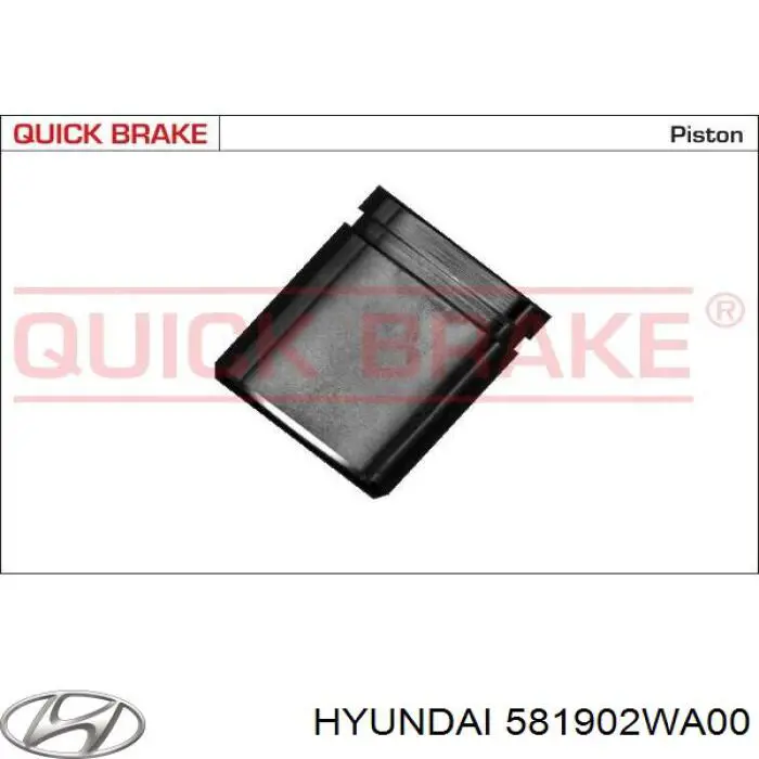581902WA00 Hyundai/Kia Suporte do freio dianteiro direito