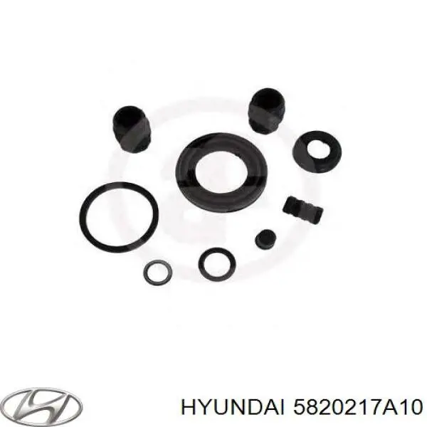 Compre 5820217A10 Hyundai/Kia Kit de reparação de suporte do freio traseiro
