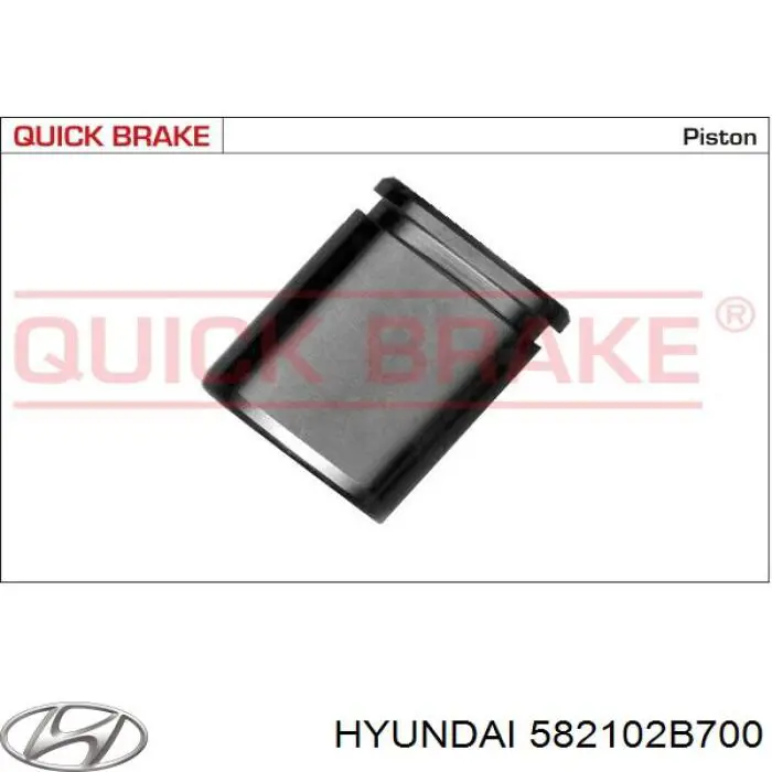 Compre 582102B700 Hyundai/Kia Suporte do freio traseiro esquerdo