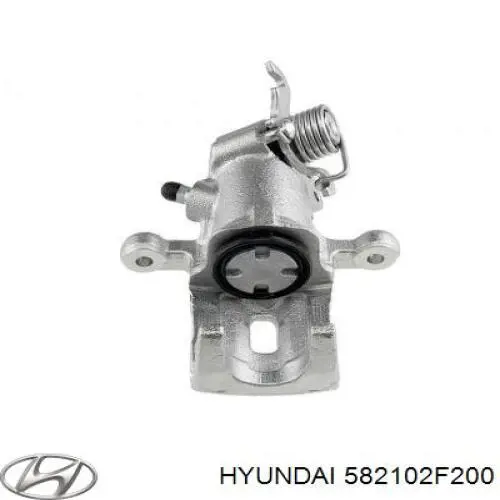 582102F200 Hyundai/Kia Suporte do freio traseiro esquerdo