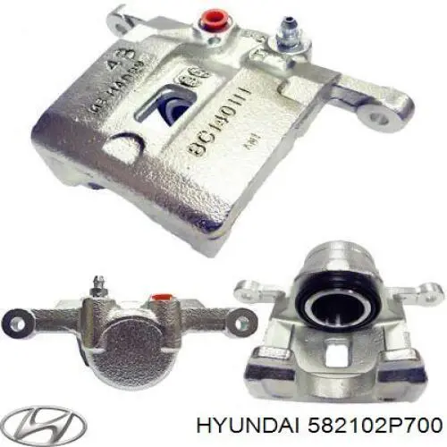 Suporte do freio traseiro esquerdo Hyundai/Kia 582102P700 preço, a partir de 126,52 USD
