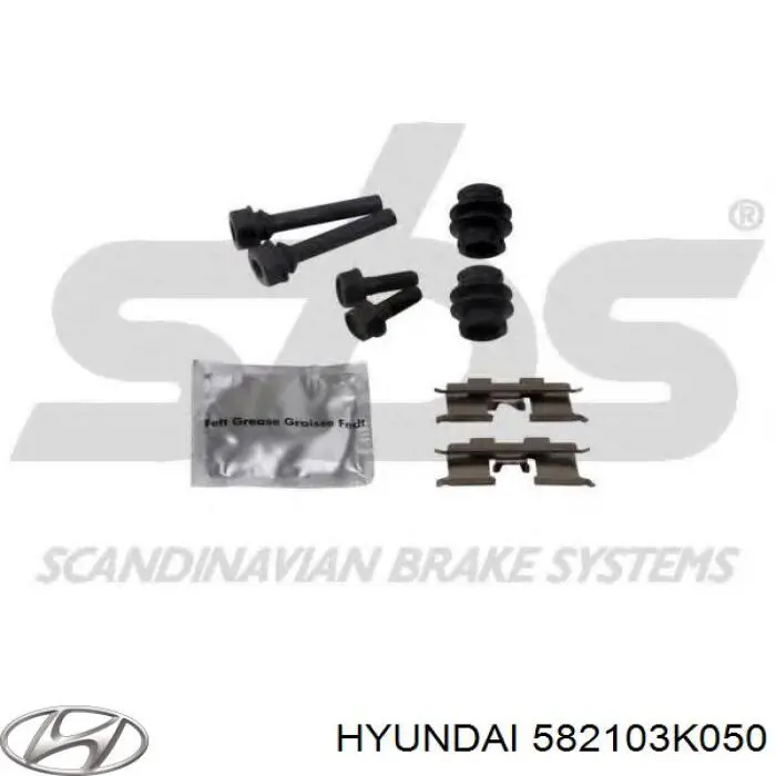 Suporte do freio traseiro esquerdo Hyundai/Kia 582103K050 preço, a partir de 60,42 USD
