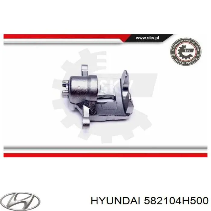 Compre 582104H500 Hyundai/Kia Suporte do freio traseiro esquerdo
