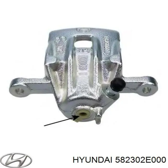 582302E000 Hyundai/Kia Suporte do freio traseiro direito