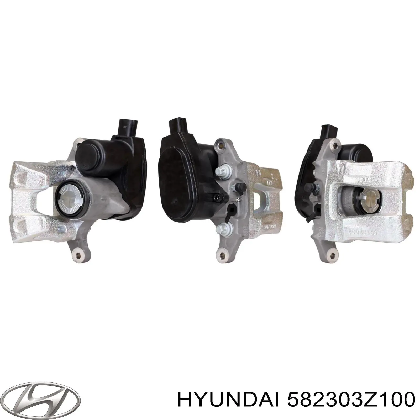 582303Z100 Hyundai/Kia Suporte do freio traseiro direito