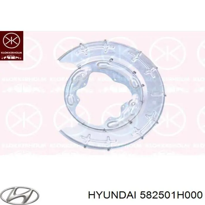Proteção esquerda do freio de disco traseiro Hyundai/Kia 582501H000 preço, a partir de 36,67 USD