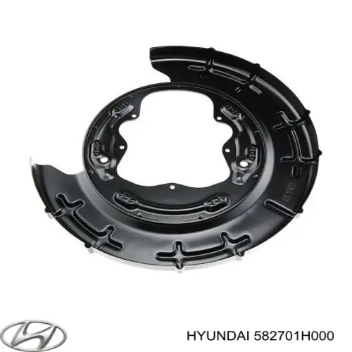 Compre 582701H000 Hyundai/Kia Proteção direita do freio de disco traseiro