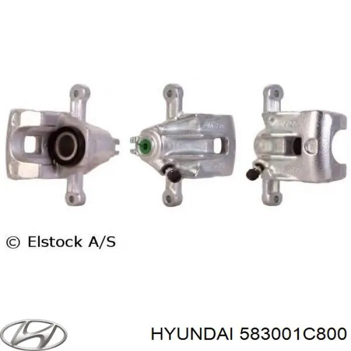 583001C800 Hyundai/Kia Suporte do freio traseiro esquerdo
