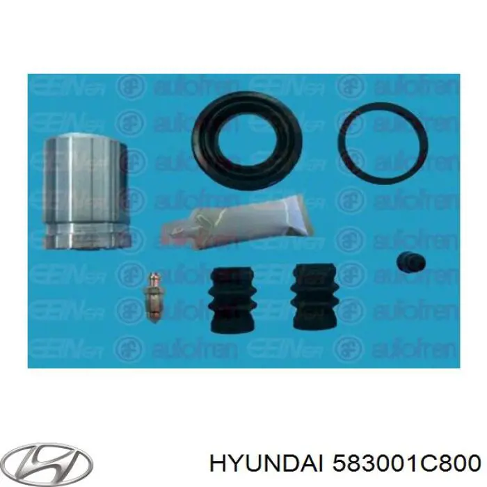 Compre 583001C800 Hyundai/Kia Suporte do freio traseiro esquerdo