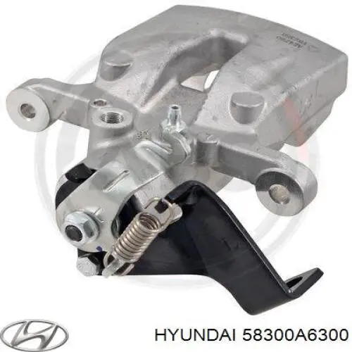58300A6300 Hyundai/Kia Suporte do freio traseiro esquerdo