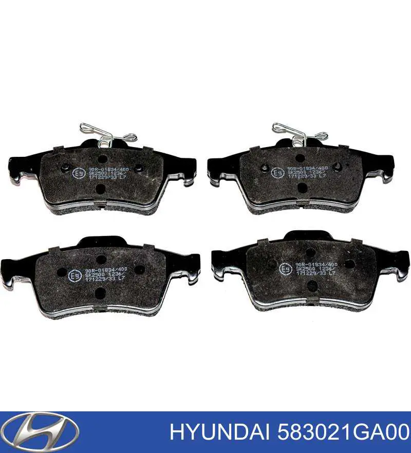 Sapatas do freio traseiras de disco Hyundai/Kia 583021GA00 preço, a partir de 22,39 USD