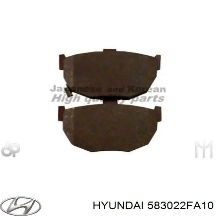 Compre 583022FA10 Hyundai/Kia Sapatas do freio traseiras de disco