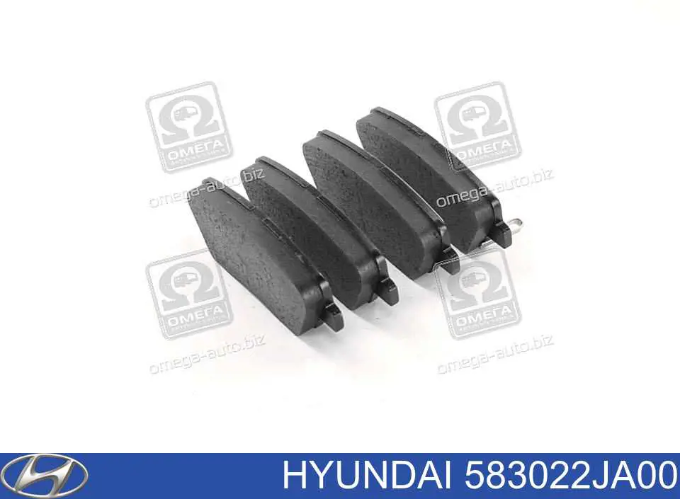 583022JA00 Hyundai/Kia Sapatas do freio traseiras de disco