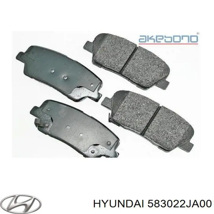 Compre 583022JA00 Hyundai/Kia Sapatas do freio traseiras de disco