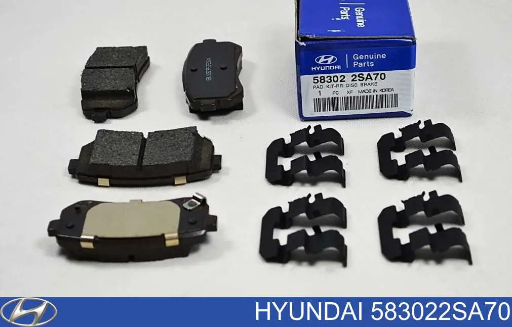 Sapatas do freio traseiras de disco Hyundai/Kia 583022SA70 preço, a partir de 22,22 USD