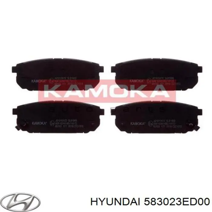 583023ED00 Hyundai/Kia Sapatas do freio traseiras de disco