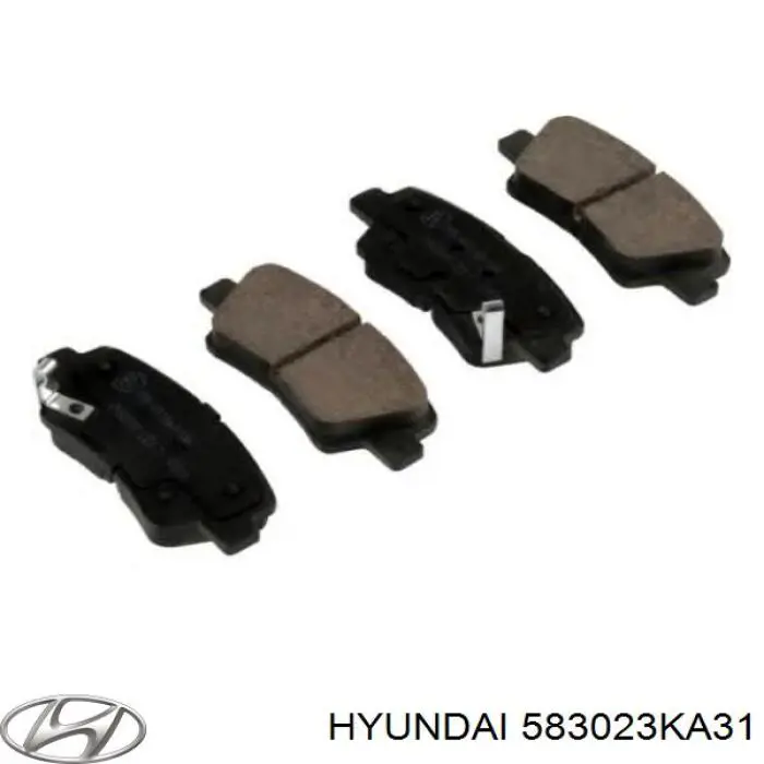 Compre 583023KA31 Hyundai/Kia Sapatas do freio traseiras de disco