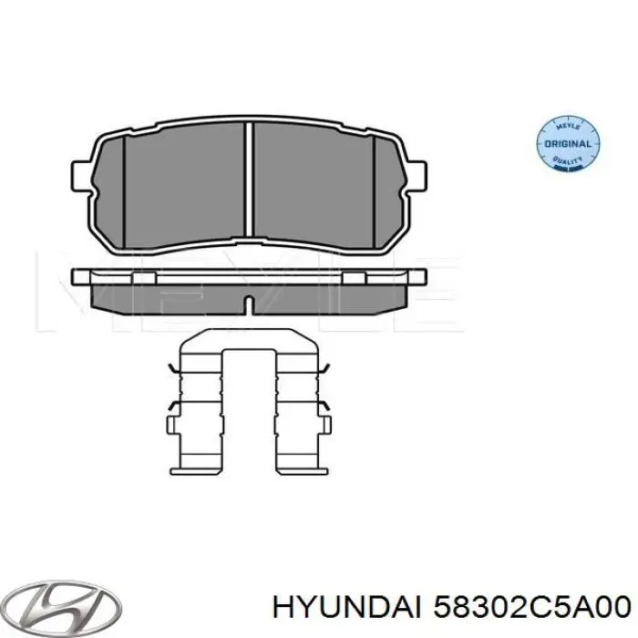 Sapatas do freio traseiras de disco Hyundai/Kia 58302C5A00 preço, a partir de 47,90 USD