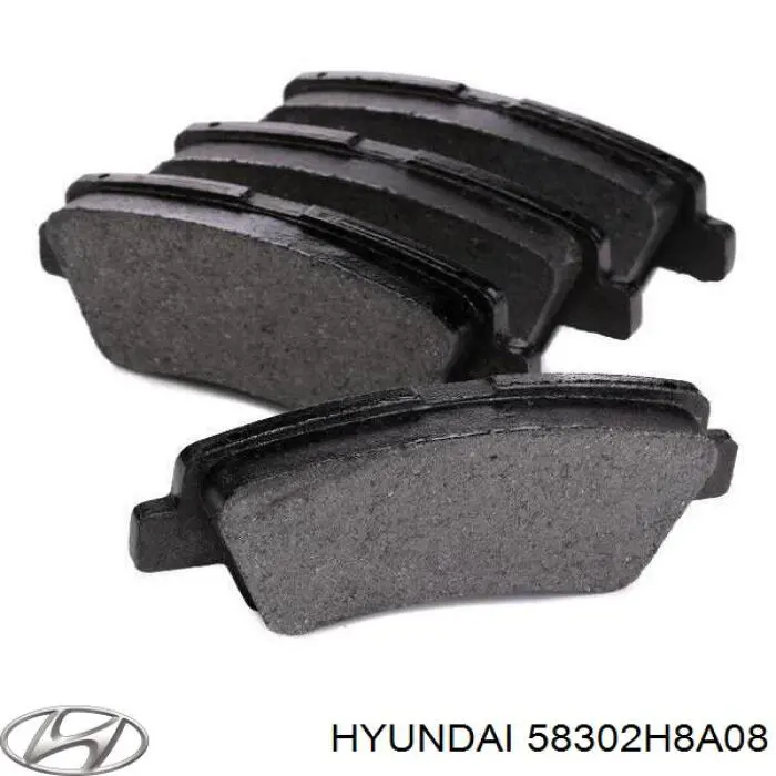 Compre 58302H8A08 Hyundai/Kia Sapatas do freio traseiras de disco