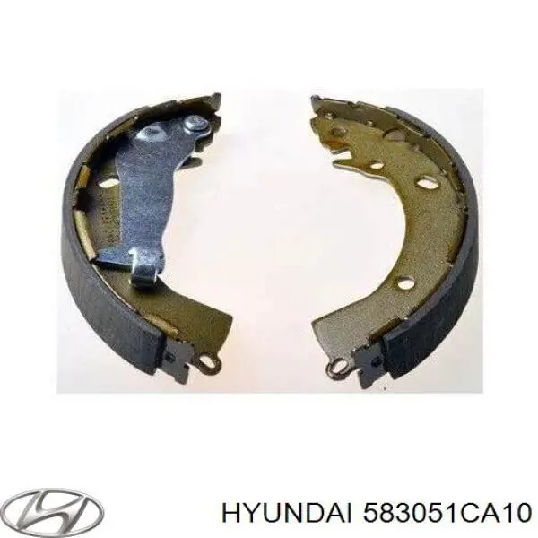 Compre 583051CA10 Hyundai/Kia Sapatas do freio traseiras de tambor