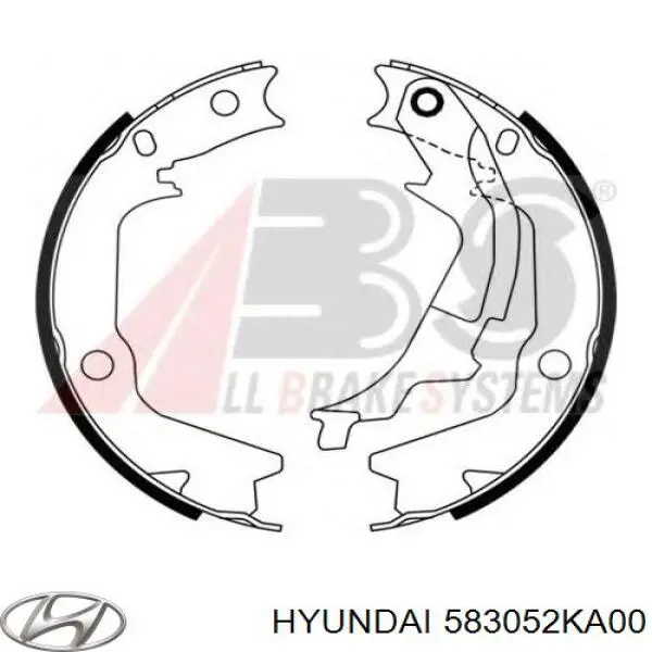 Sapatas do freio de estacionamento Hyundai/Kia 583052KA00 preço, a partir de 44,59 USD