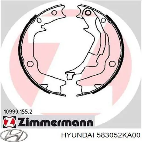 Compre 583052KA00 Hyundai/Kia Sapatas do freio de estacionamento