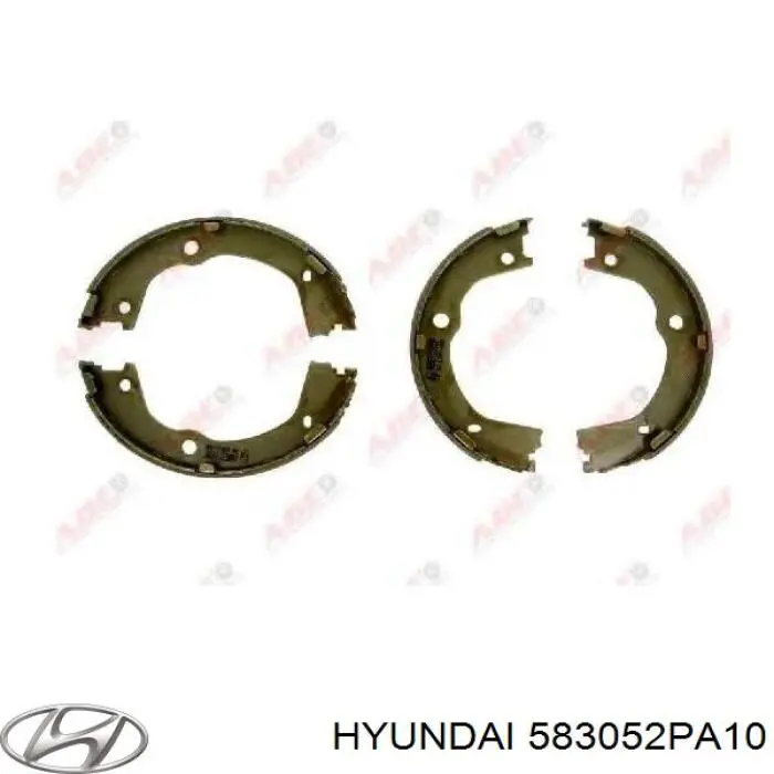 Sapatas do freio de estacionamento Hyundai/Kia 583052PA10 preço, a partir de 37,28 USD