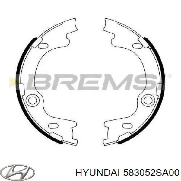 Compre 583052SA00 Hyundai/Kia Sapatas do freio de estacionamento