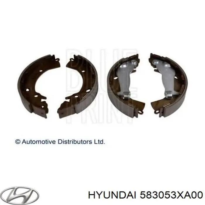Compre 583053XA00 Hyundai/Kia Sapatas do freio traseiras de tambor