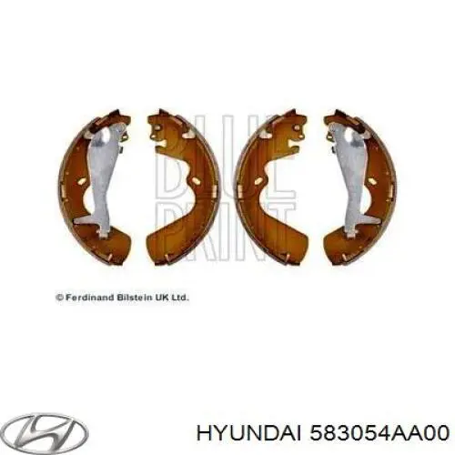 Sapatas do freio traseiras de tambor Hyundai/Kia 583054AA00 preço, a partir de 64,69 USD