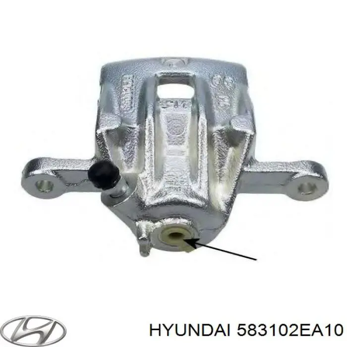583102EA10 Hyundai/Kia Suporte do freio traseiro esquerdo